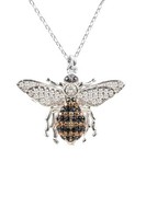 Latelita AnhäNger Kette Honig Biene KöNigin CZ 925 Sterling Silber