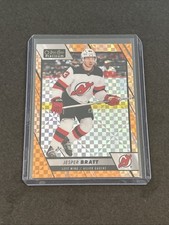 2023-24 O-Pee-Chee Platinum Jesper Bratt Orange Checkers #'d 03/25 - Fresh Pull