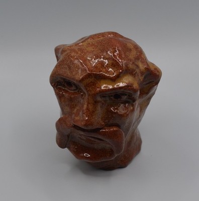 ''King Solomon 2'' - Expensive Original Clay Sculpture. Hand made & glazed.