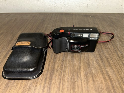 #ad Canon Sure Shot Supreme Film Camera 38mm 1:2.8 Original Carry Case Point amp; Shoot $49.75