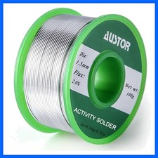 Safe Reliable 1.5mm Lead-Free Solder Wire - 100g Rosin Core for Perfect Joints