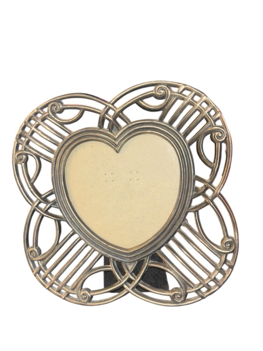 Vintage Hallmark Celtic Heart Photo Frame 3.5 X 3.5 Silver Vintage Hallmark Celtic Heart Photo Frame 3.5 X 3.5 Silver