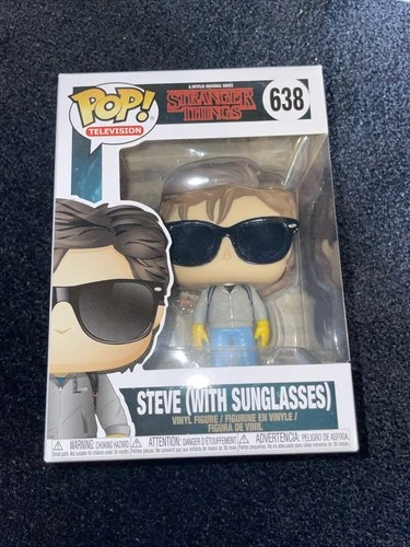 Funko Pop Stranger Things Steve (With Sunglasses) 638 Television Figure NEW