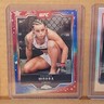 Eduarda Moura 2025 Topps Chrome UFC Red and Blue Stars Refractor Card