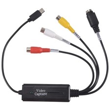 1 PCS AV to USB C Converter Video Capture Card Adapter 1 Channel Y6T18596