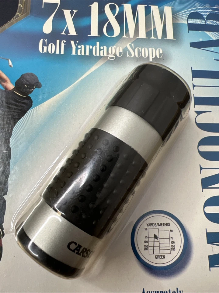 Carson HAWKEYE 7x18mm Golf Yardage Scope Pocket Monocular Case GS-718 (B) - Image 2 of 4