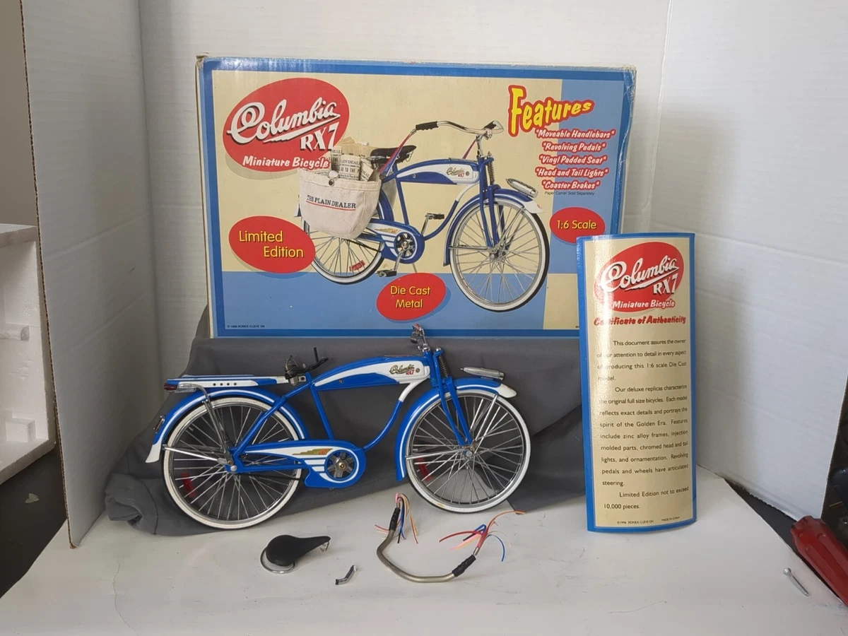 Xonex 1957 Bicycle Bike Columbia RX-7 Cruiser Diecast 1:6 Scale