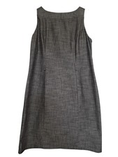 AGB Womens 14 Gray Sleeveless Sheath Corporatecore Dress Workwear Staple