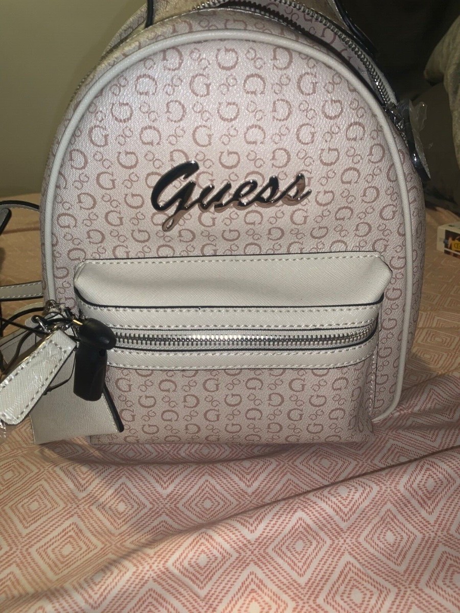 Leather Guess Purse Backpack | eBay