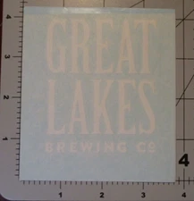 GREAT LAKES BREWING ohio cleveland lake erie monster  STICKER craft beer brewery