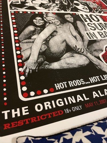 LAST NIGHT AT ALAMO GRINDHOUSE rare vintage Mondo poster print 2007 LIL TUFFY - Picture 6 of 10