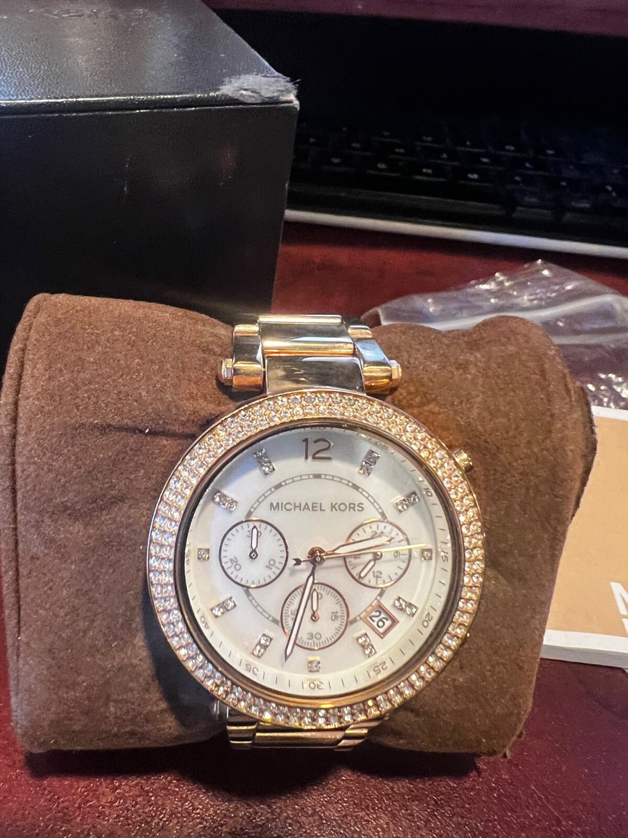 MICHAEL KORS MK5491 PARKER ROSE GOLD TONE CHRONOGRAPH DIAL  display picture 2