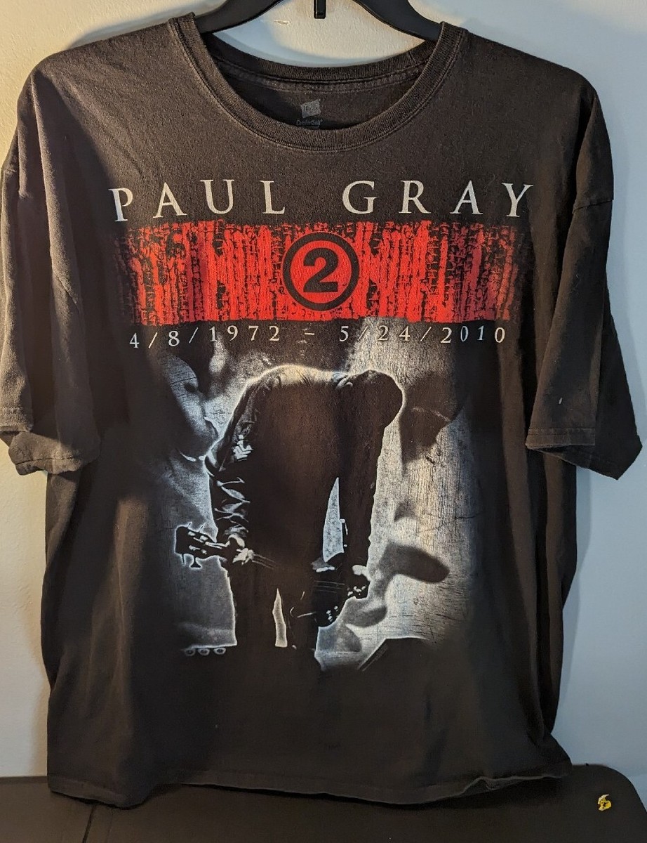 Slipknot スリップノット 2010 ポールグレイ 追悼 Tシャツ