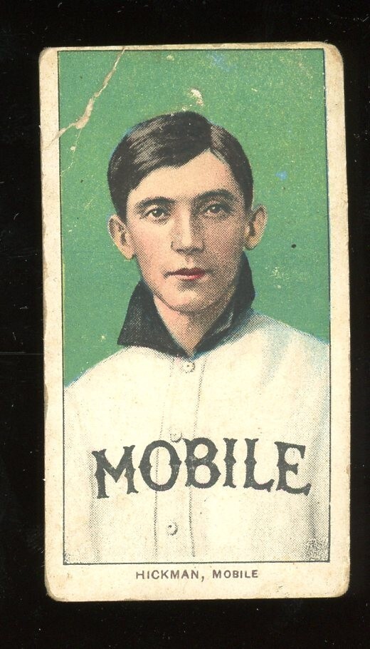 1909-11 T206 Baseball #212 Gordon Hickman Old Mill PR