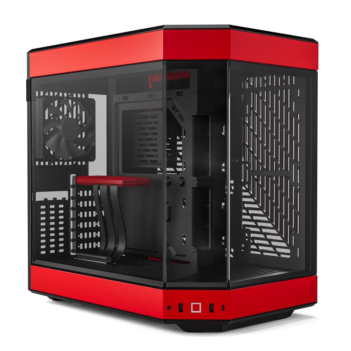 Современный эстетичный корпус HYTE Y60 из закаленного стекла Mid-Tower ATX для ПК красный CSHYTEY60BR 31190₽