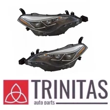 For SET 17 18 19 Corolla Headlights Headllamps RH Right+LH Left  SE XSE XLE