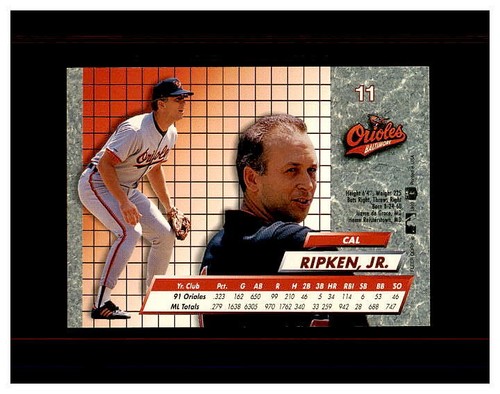 CAL RIPKEN JR. HUGE YOU U PICK SEE EVERY CARD 100,S HIGH GRADE CARDS ORIOLES - Picture 465 of 499