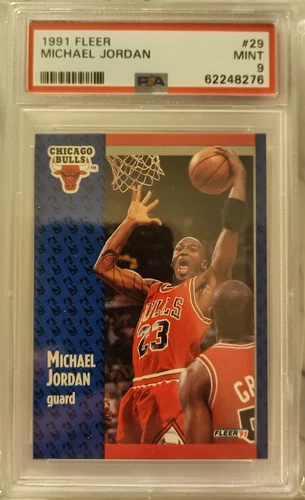 1991 Fleer Michael Jordan 29 PSA 9