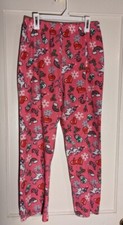 Girls "The Children's Place" Pink Winter Theme Fleece Panama Pants in Size XL