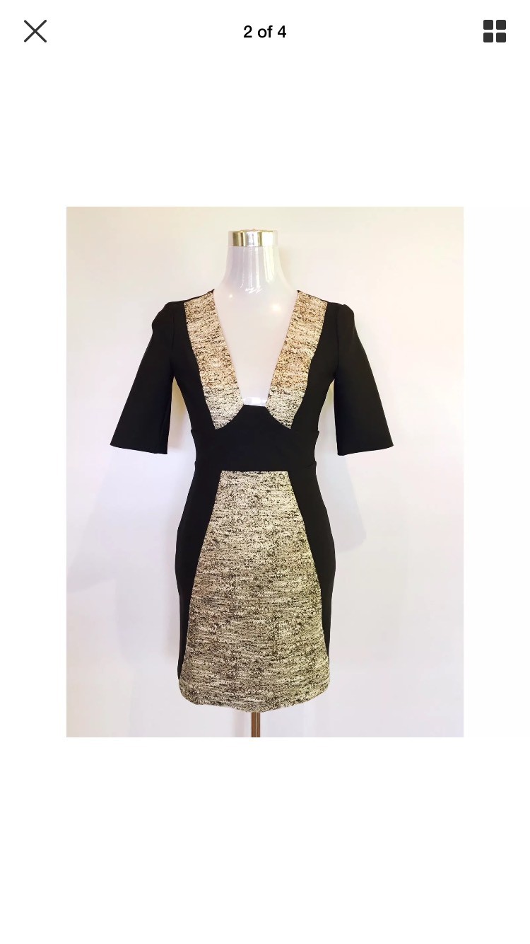 Kookaï Boucle Panel Dress Sz 40 (e87) Bnwt 2500001597731 eBay