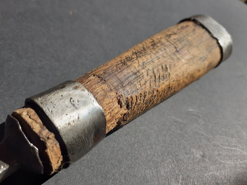  Superbe ancienne gouge acier forgé d"époque 19 ème de marque Peugeot & Jackson - Photo 4/4