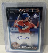 2024 Topps Pro Debut Diego Mosquera Base Auto #PD-72 New York Mets