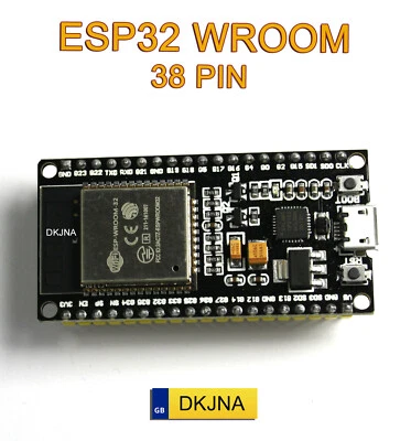 ESP32 38-Pin NodeMCU Board – WiFi BLE Dual-Core MCU for ESPHome Arduino Projects