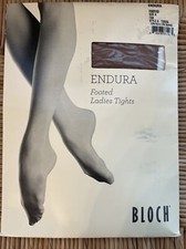Bloch Endura Footed Ladies Tights Sz A Tan T092OL New