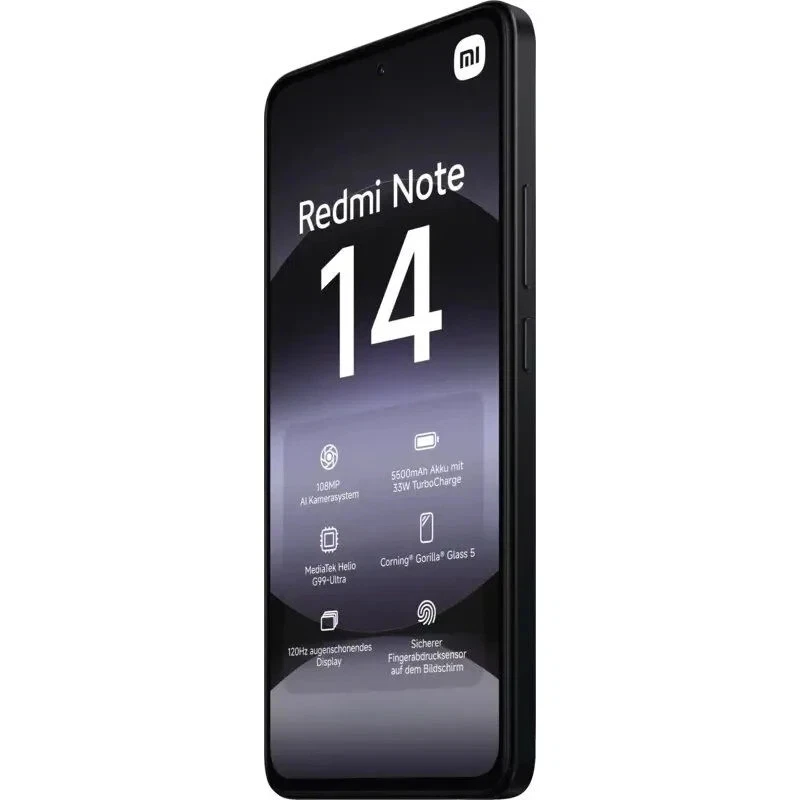 Smartphone Xiaomi Redmi Note 14 8GB/ 256GB/ 6.67"/ Negro - Imagen 3 de 4