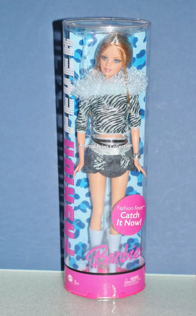 Conjunto de Roupas Barbie Estampa Animal Print - Mattel