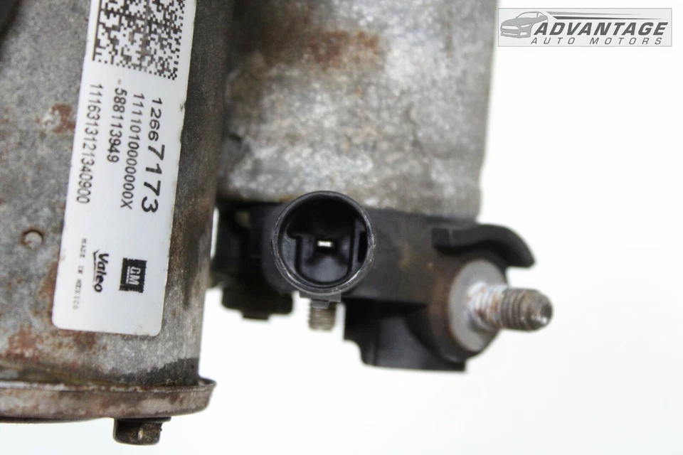 Chevrolet Silverado 1500 2014-2019 5,3 L V8 motor de gasolina motor de arranque Valeo OEM Foto 4 de 4