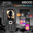 2G Unlocked 4 SIM Cardf Slots Big Speaker Battery Outdoor Mobile Cell Phones