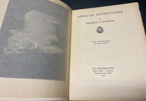 African Adventures von Frederick Patterson - 1928 Erstdruck - Bild 7 von 19