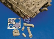 Royal Model 135 Tank Exhaust Mufflers Panther Ausf.g Jagdpanther Family 050