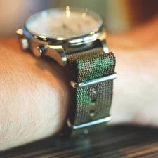 Stainless Steel Premium Nylon Replacement Watch Strap Band