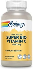 Solaray Super Bio Vitamin C, 1000 mg, 250 Caps