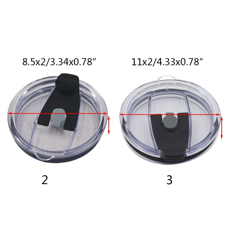 Durable Travel Mug Tumbler Cover Replacement with Straw Hole Design