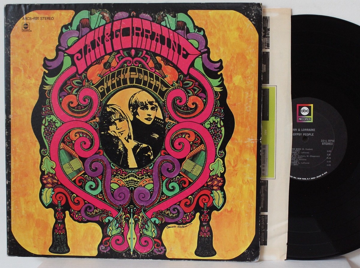 Jan & Lorraine LP “Gypsy People” ~ ABC 691 ~ PROMO ~ VG+ Femme