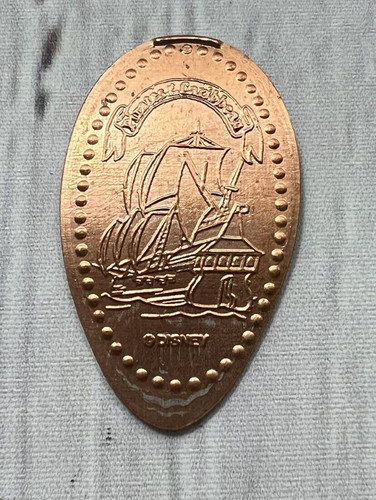 Disney Pirates of the Caribbean Elongated Pressed Penny Collectible Coin