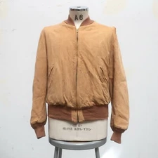 Vintage 60s Hercules Suede Bomber Jacket Size 46 Outerwear by Sears Made in USA