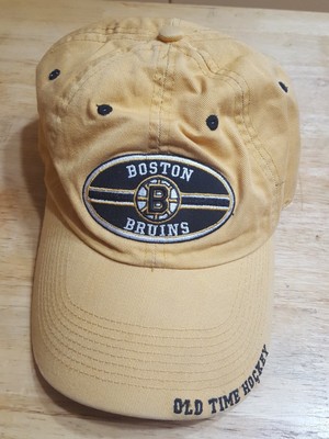 Boston Bruins Yellow Old Time Hockey 