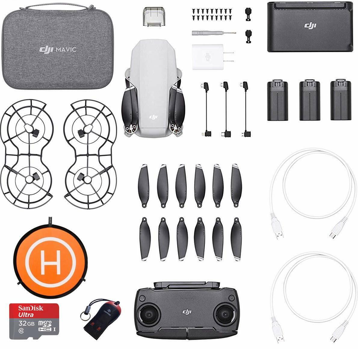 DJI Mavic Mini Fly More combo - Drone with 2.7K Camera  Pro Combo Bundle