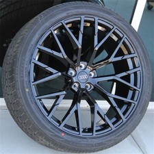 RS STYLE (4)SET 21x9.5 5X112 WHEELS & TIRES PKG AUDI A6 S6 RS6 A7 RS7 A8 Q7 Q5 