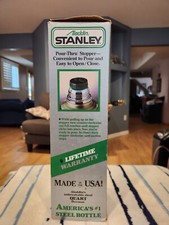 Vintage Aladdin’s Stanley Unbreakable Steel Quart Thermos A944DH