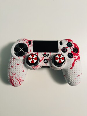 PS4 Controller Cover Silicone Skin Survival Horror Resident Evil PlayStation 4