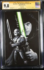 The Mandalorian Season 2 8 CGC 9.8 SS Signed M Gist Megacon Virgin LTD 600