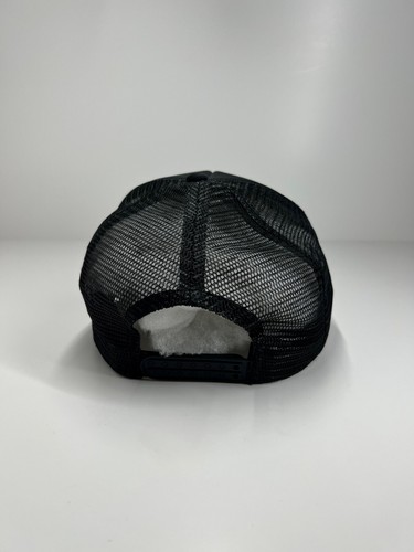 Rebel Sports trucker cap hat adjustable one size fits most black mesh unisex - Picture 3 of 5