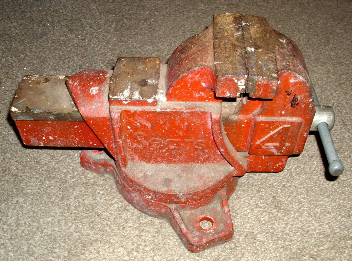 Vintage 1960s SEARS 506.5182 Machinist Swivel Bench Vise 4 Inch
