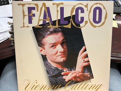 FALCO VIENNA CALLING 12'' 1986 A&M RECORDS SP-12182 PIC COVER