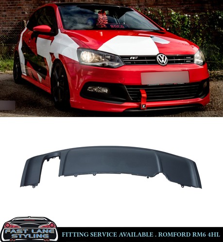 VW POLO MK5 FRONT & REAR BUMPER CONVERSION KIT PRIMED R-LINE LOOK 6R 2009-2017 - Picture 4 of 9